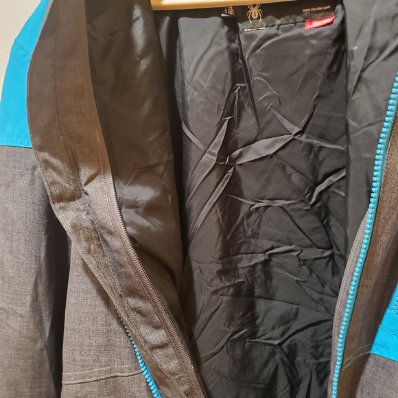 Blue Black Spyder Jacket - Picture 3 of 6